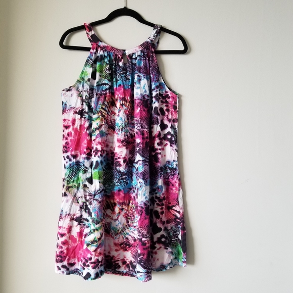 Peppermint Bay Multi-Colored Mini Dress - Picture 2 of 4